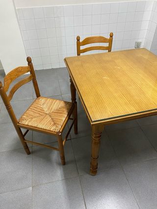 Mesa madera bodega rustica