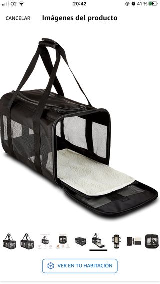 Bolsa trasportadora de mascotas nueva a estrenar