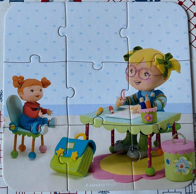 Juego 4 Puzzles evolutivos Janod