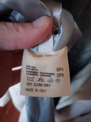 Cappotto lana e kashmir - Vintage