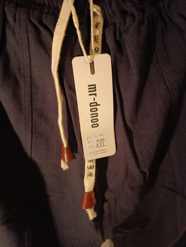 2 pantaloni yoga Mr donoo blu e neri