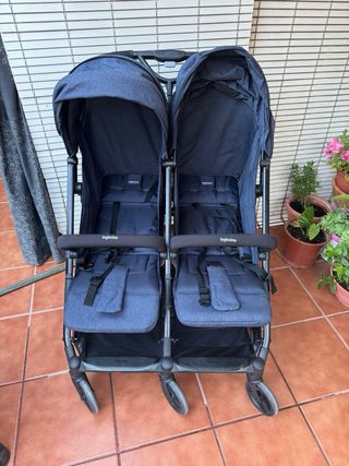 SILLA DE PASEO DOBLE INGLESINA, azul marino.