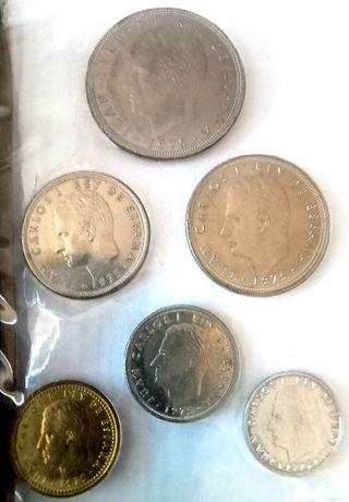 Cartera oficial pesetas España 1975 Estrella 76 1a