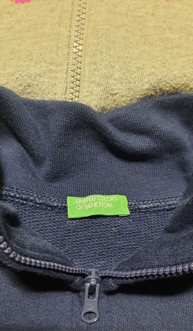 2 felpe Benetton bambina 10-11 anni