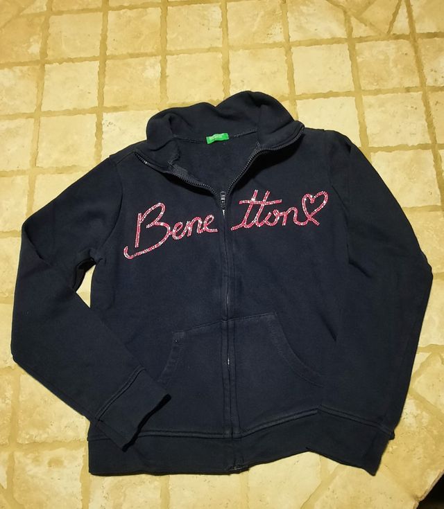 2 felpe Benetton bambina 10-11 anni