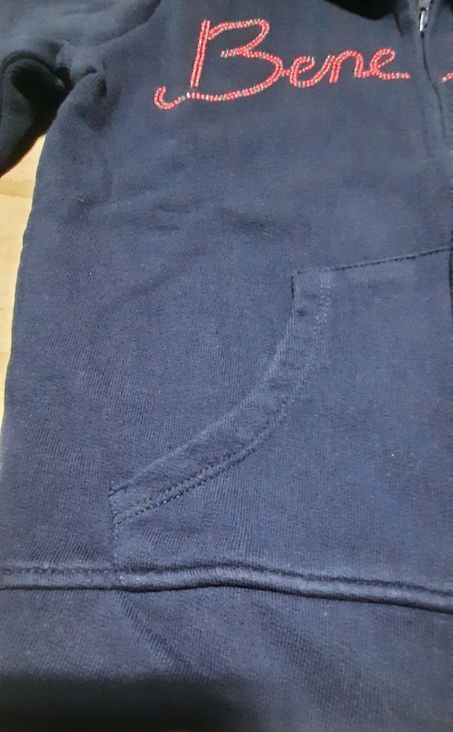 2 felpe Benetton bambina 10-11 anni