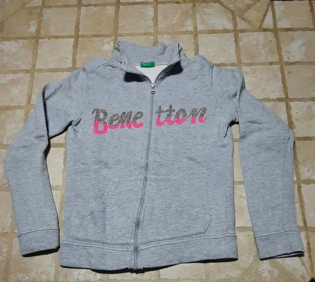 2 felpe Benetton bambina 10-11 anni
