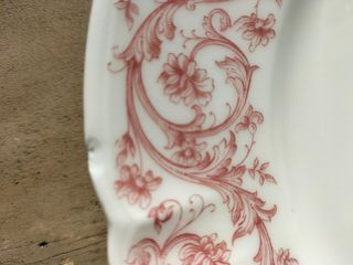 Set de 5 platos de postre porcelana de Limoges.