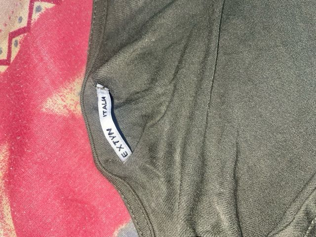 vestito paillettes drappeggiato verde