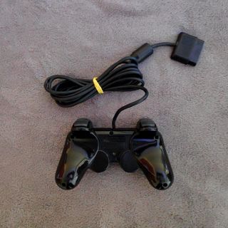 Mando PS2 - Dual Shock 2 - Negro - P. Amarilla