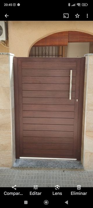 Puertas de hierro, aluminio y acero inox a medida