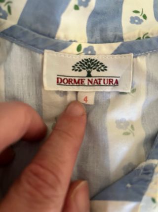 Bata para niñ@s de 4 años de rallas 