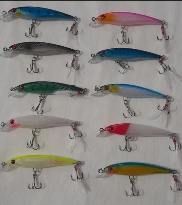 se vende 10 unidades  Señuelos de pesca