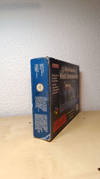 Juego Nigel Mansell super Nintendo