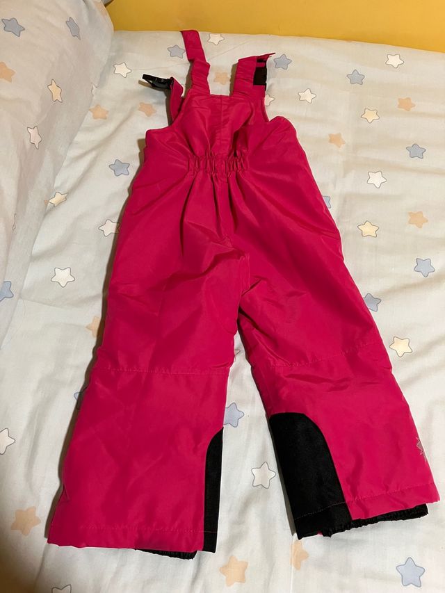 Pantalón y manoplas esquí niña