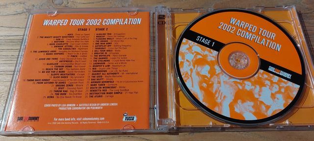 Warped tour 2002 tour compilation Vans Cd