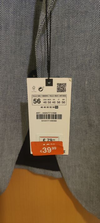 Chaqueta - marca: Zara - Talla 56