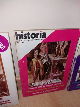 LIBROS - Historia 16 - n° 31 n° 34 extra VII 1978