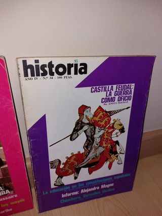 LIBROS - Historia 16 - n° 31 n° 34 extra VII 1978