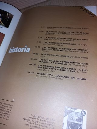 LIBROS - Historia 16 - n° 31 n° 34 extra VII 1978