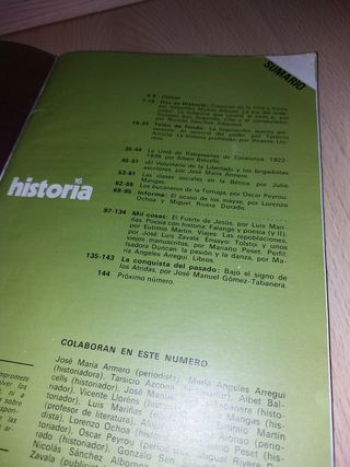 LIBROS - Historia 16 - n° 31 n° 34 extra VII 1978