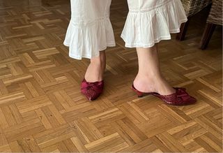 Mule Pons Quintana coral metal