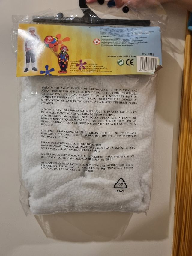 Disfraz pastorcito 7-9 años