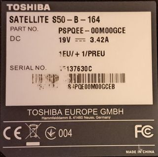 Portatil Toshiba Satellite S50-B-164 Intel core i7