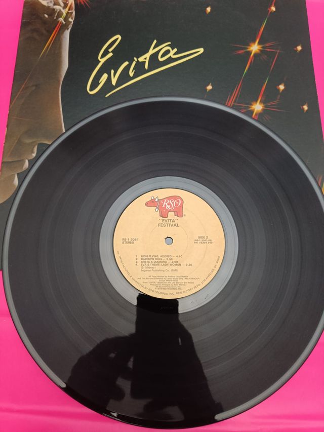 vinyl LP Evita festival album 1979 disco 33 giri