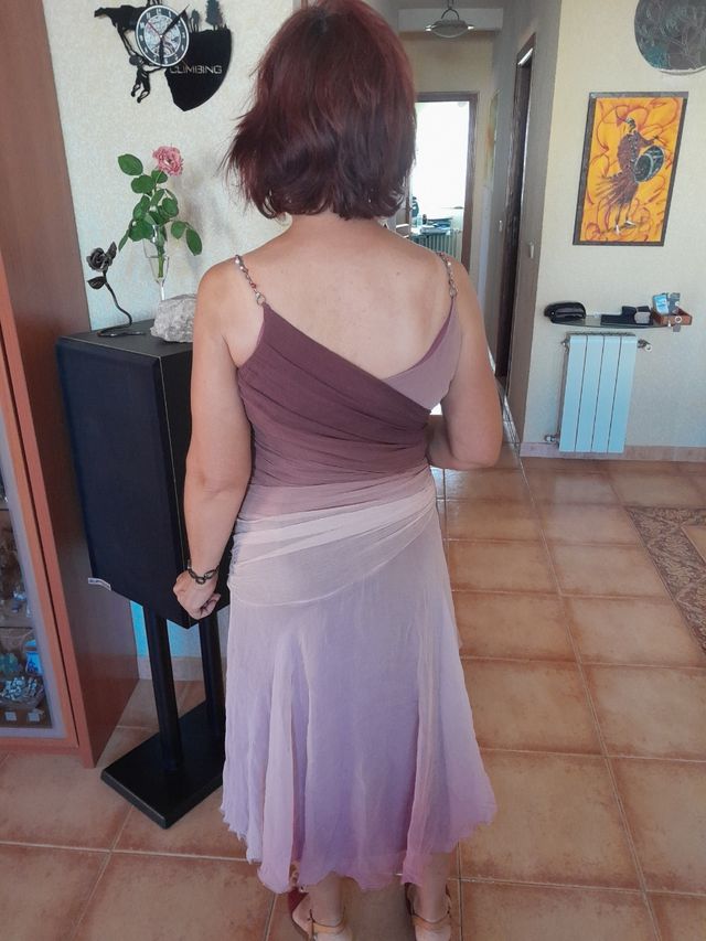 Vestido coctel fiesta o boda M