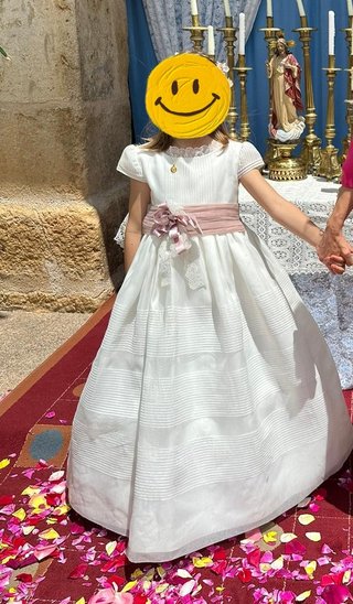 VESTIDO DE COMUNIÓN +CAN CAN