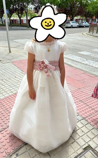 VESTIDO DE COMUNIÓN +CAN CAN