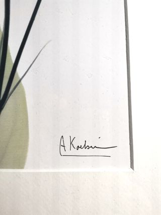 LAMINA DE FLORES COLOR VIOLETA ENMARCADAS.