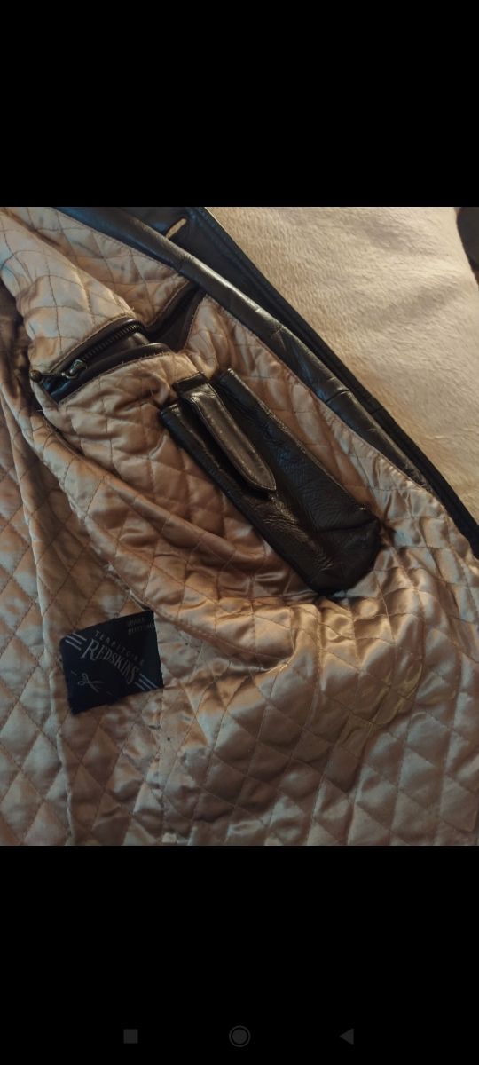 Chaqueta de cuero marca Redskins