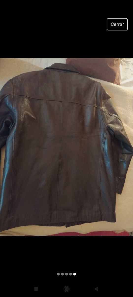 Chaqueta de cuero marca Redskins