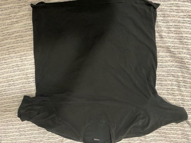Camiseta negra Massimo Dutti