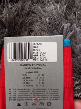 Calcetines nuevos jimmy lion