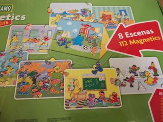 Barrio Sésamo Magnéticos. Imanes