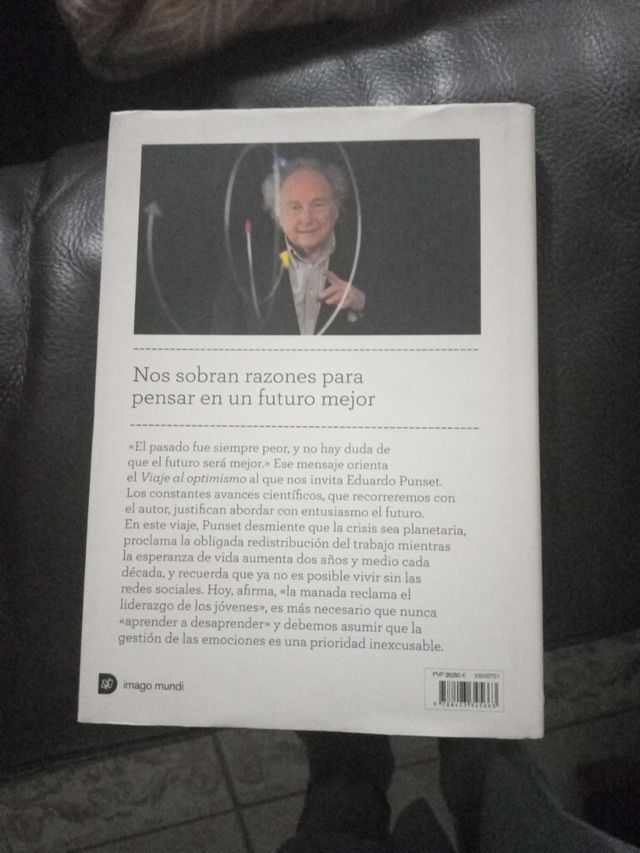 Libro lectura Viaje Al Optimismo de Eduardo Punset