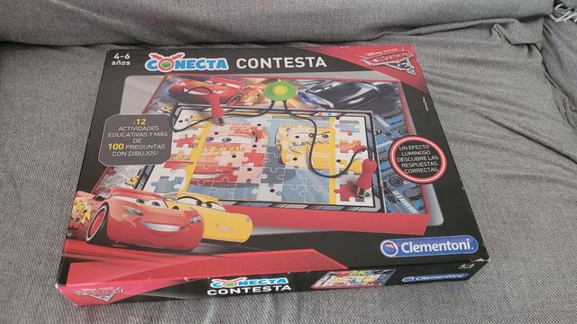 Juego Conecta Contesta Cars