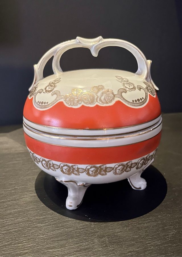 Contenitore in Porcellana Vintage