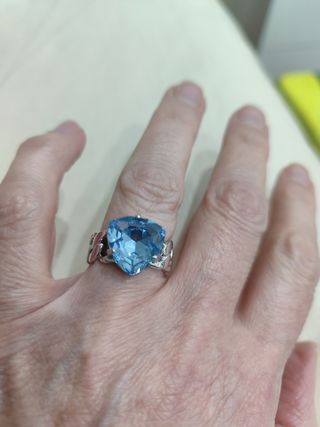 Sortija de plata.