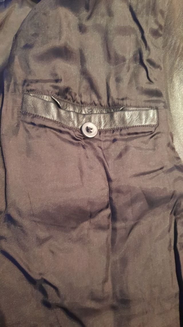 Giacca pelle uomo XXL