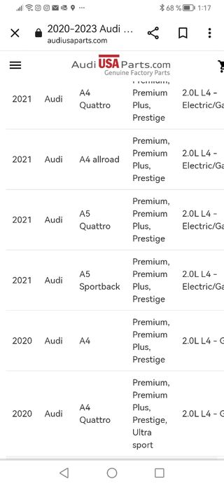 Cubre motor AUDI 