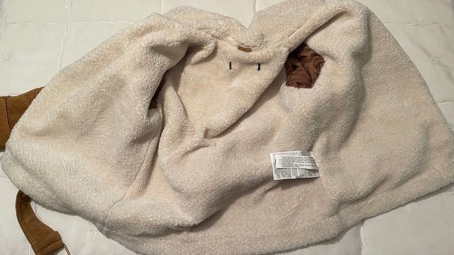 Cazadora Zara de borreguito y piel