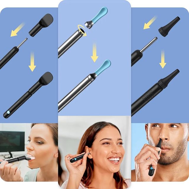 Otoscopio limpiador de cera de oídos