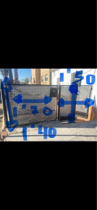 Puerta exterior peatonal 