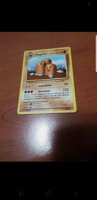 Carta Pokemon Dugtrio
