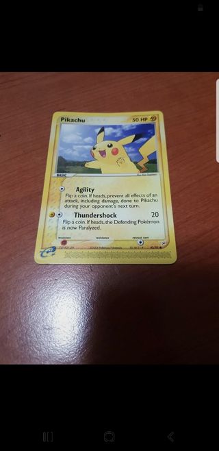 Carta Pokemon Pikachu