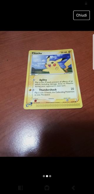 Carta Pokemon Pikachu